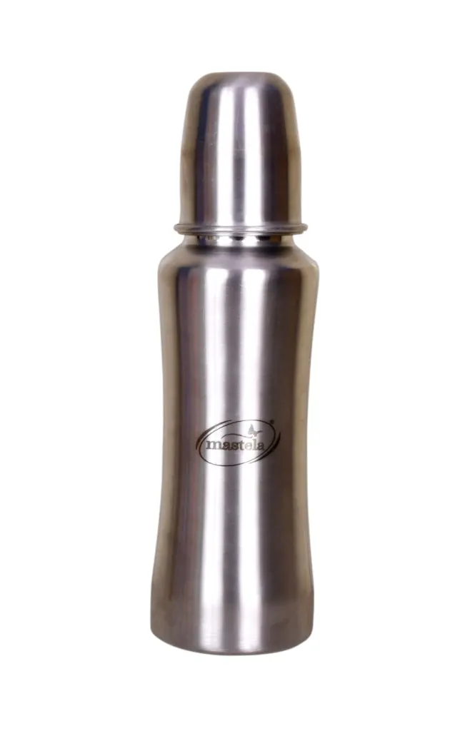 Mastela Thermal Insulation Stainless Steel Baby Feeding Bottle | 304 Food Grade Steel BPA Free Feeder for Newborns/ Babies/ Kids