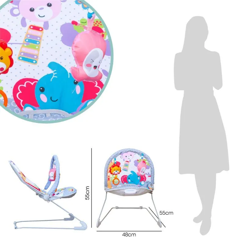 Moon Hop Hop Bouncer (Grey)