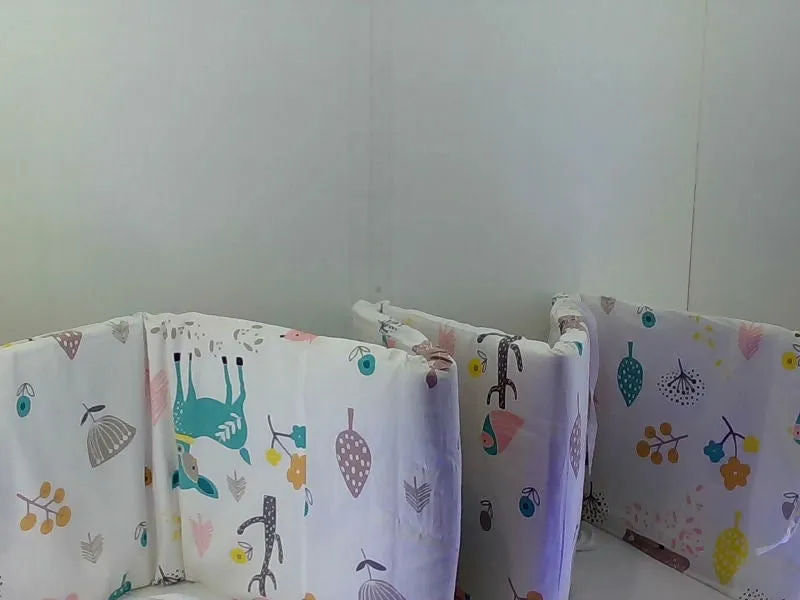 Multicolor Baby Bed Bumper Cushion for Crib