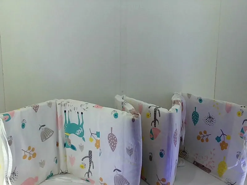 Multicolor Baby Bed Bumper Cushion for Crib