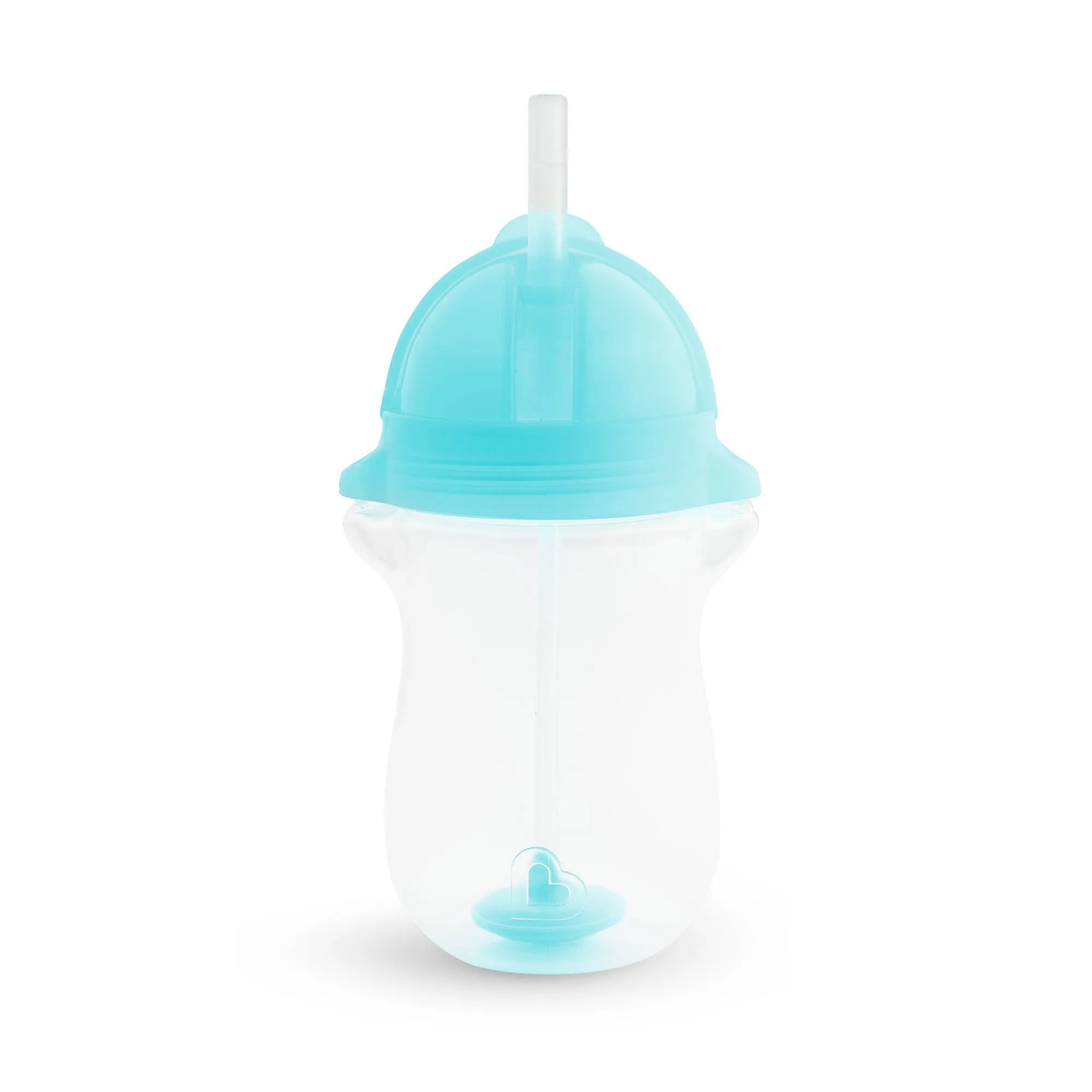 Munchkin Weighted Flexi-Straw Cup 10 Oz - Blue (Pack Of 2)