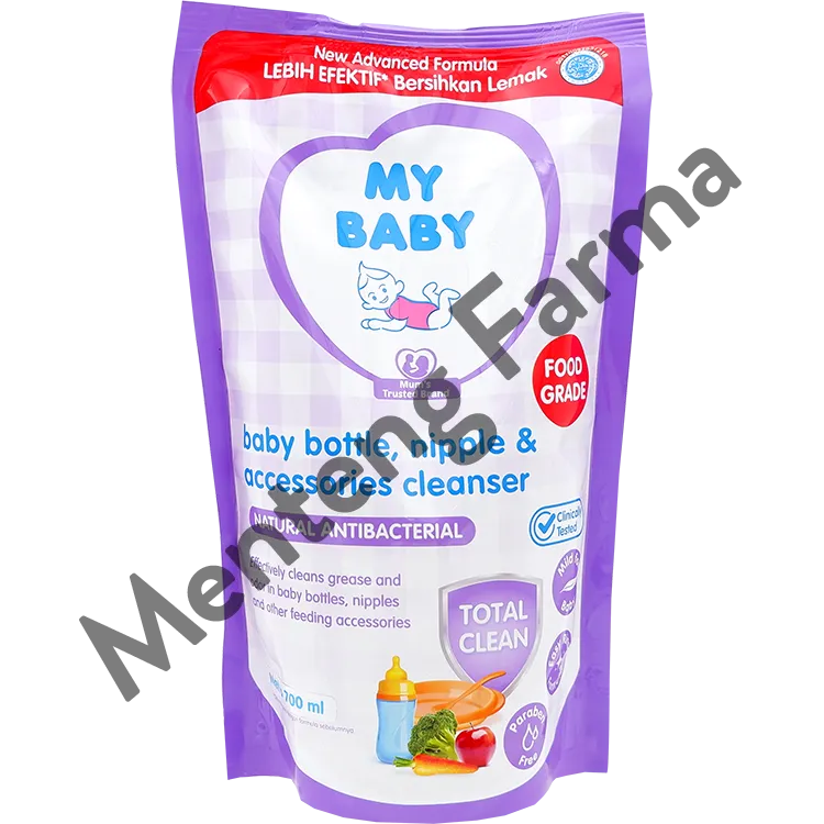 My Baby Bottle Nipple Cleanser Refill 700 mL - Sabun Cuci Botol Bayi