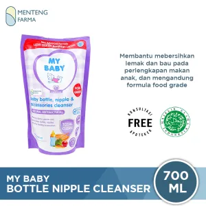 My Baby Bottle Nipple Cleanser Refill 700 mL - Sabun Cuci Botol Bayi
