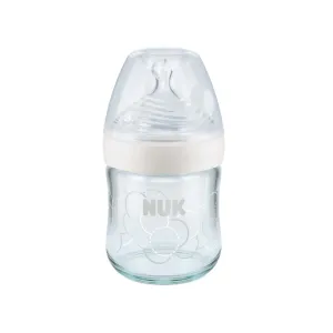 Nature Sense Glass Baby Bottle - 120ml - White