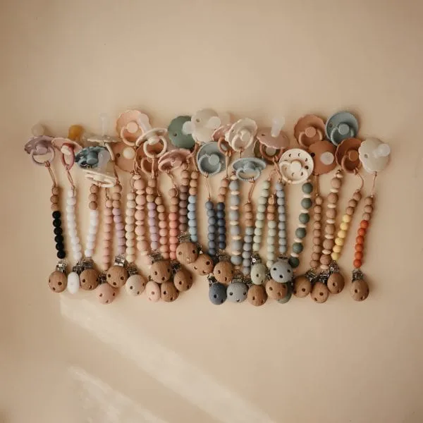 Pacifier Clip | Eva (Muted Yellow)
