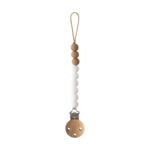 Pacifier Clip | Eva (White)