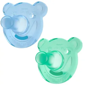 Philips Avent Soothie Sil 3m  Boy (Pack of 2) - SCF194/04