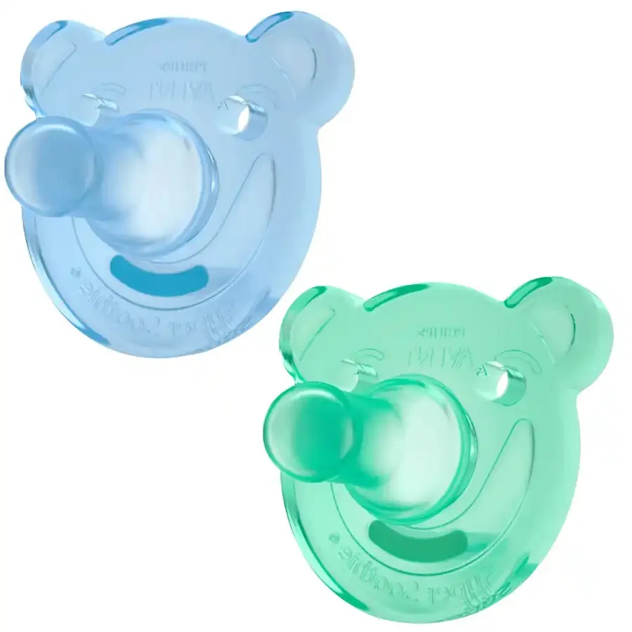 Philips Avent Soothie Sil 3m  Boy (Pack of 2) - SCF194/04