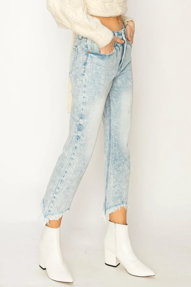 Plus Ava High Rise Crop Flare Jeans