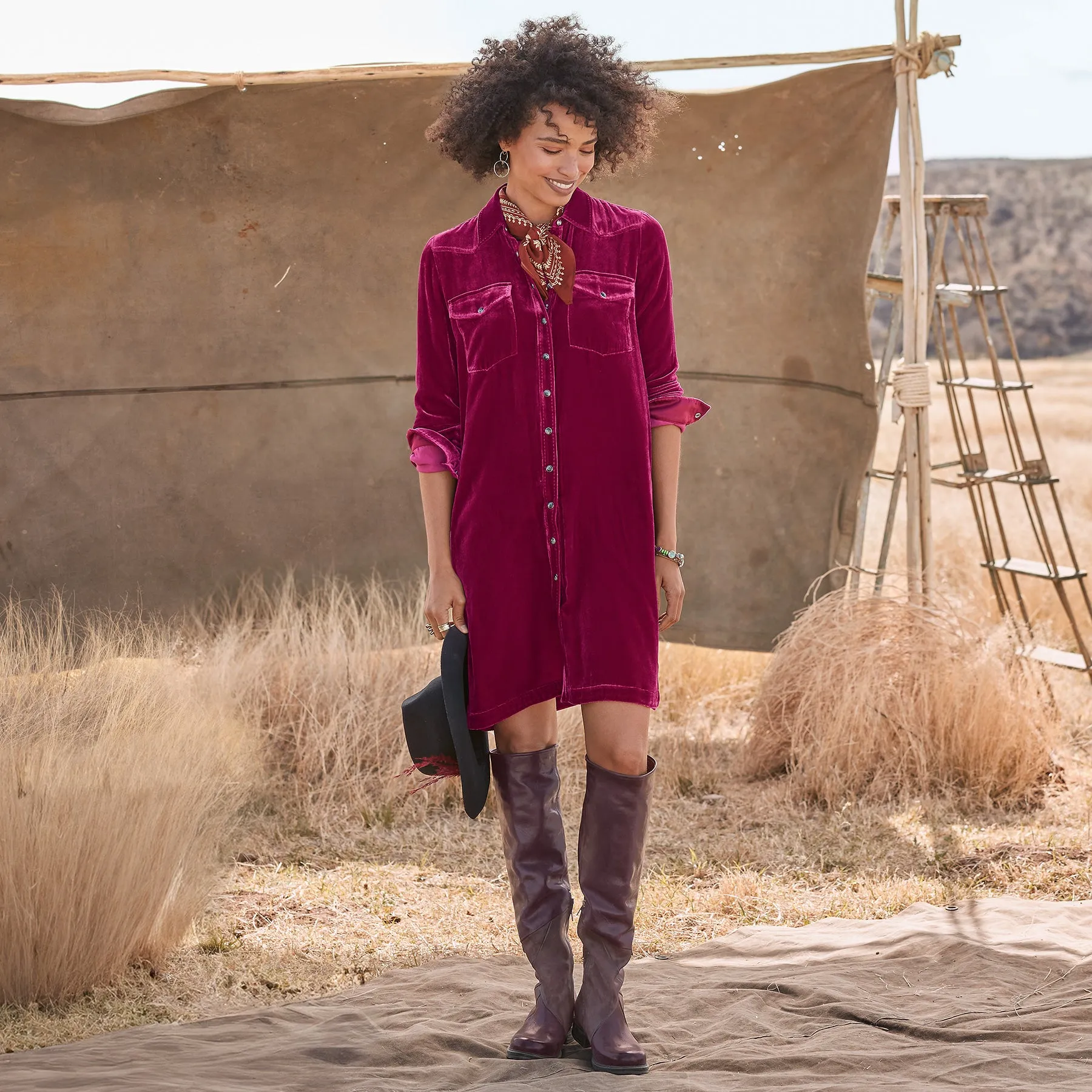 Rocio Velvet Dress