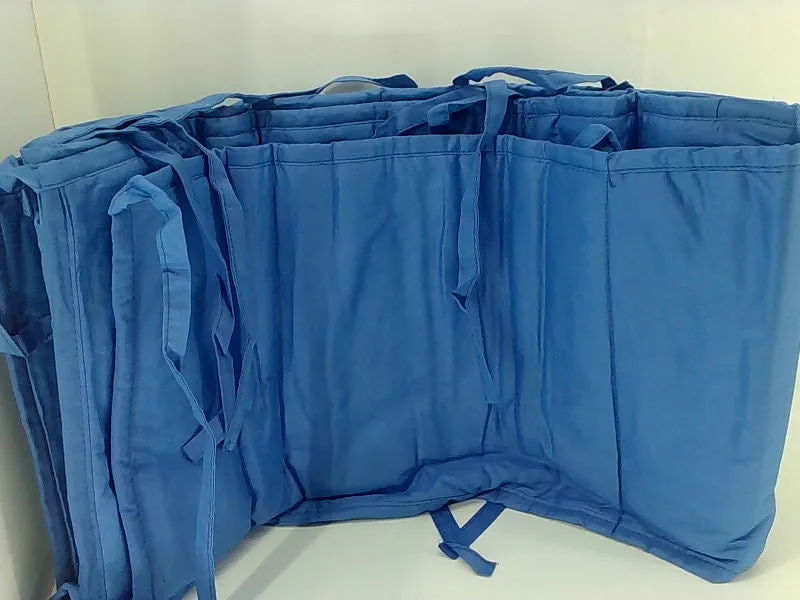 Royal Blue Crib Bumper Pads for Baby Safety