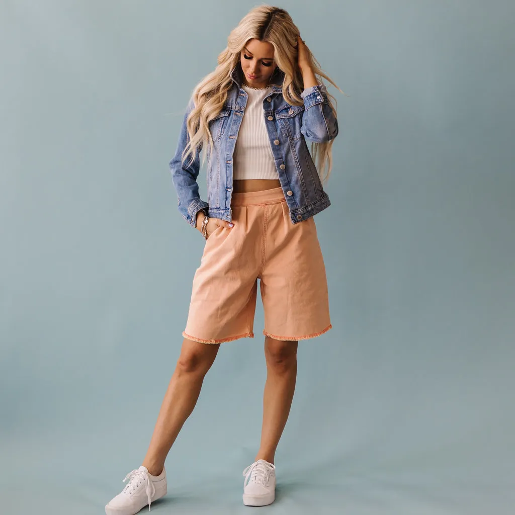 Rue Denim Stretch Shorts