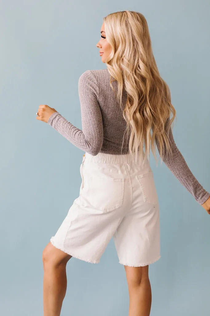 Rue Denim Stretch Shorts