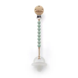 SAGE BEADED CLIP
