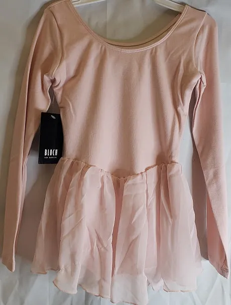 Saige -- Children's Long Sleeve Dress -- Light Pink