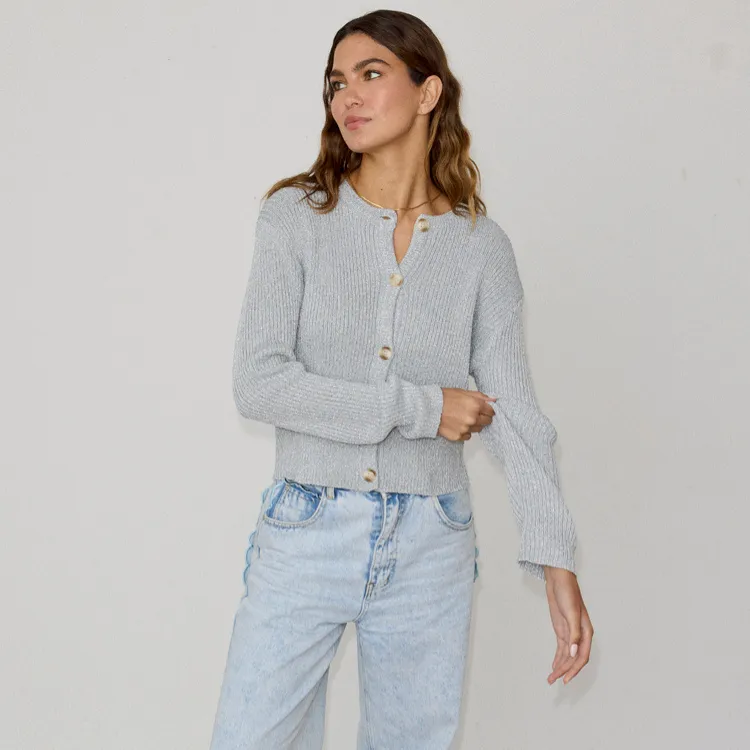 Silver Rib Holly Cardigan