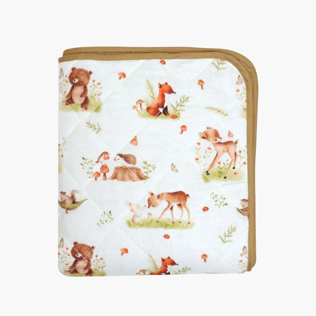 Space Hopper - Muslin Quilt for newborn babies to 5 years