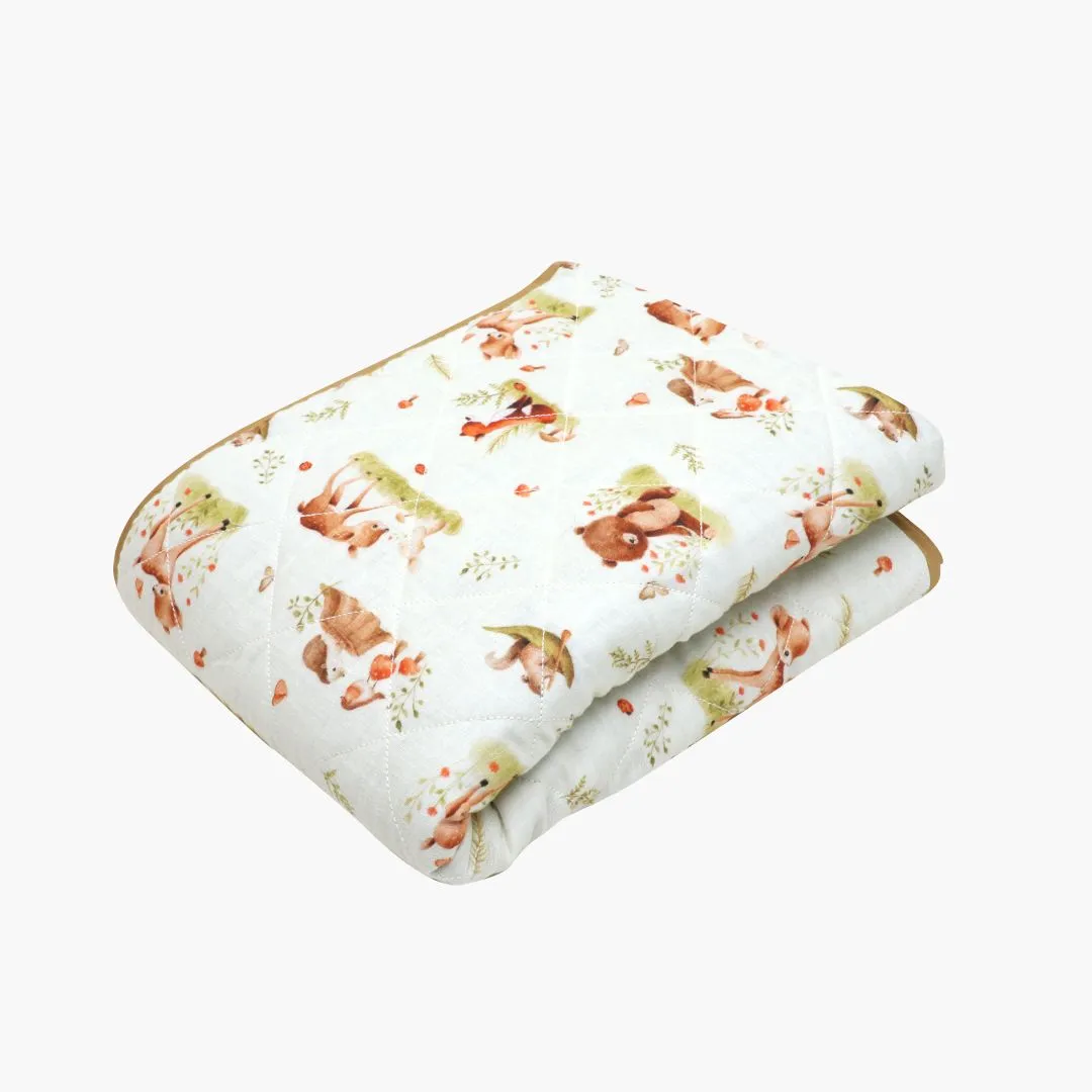 Space Hopper - Muslin Quilt for newborn babies to 5 years