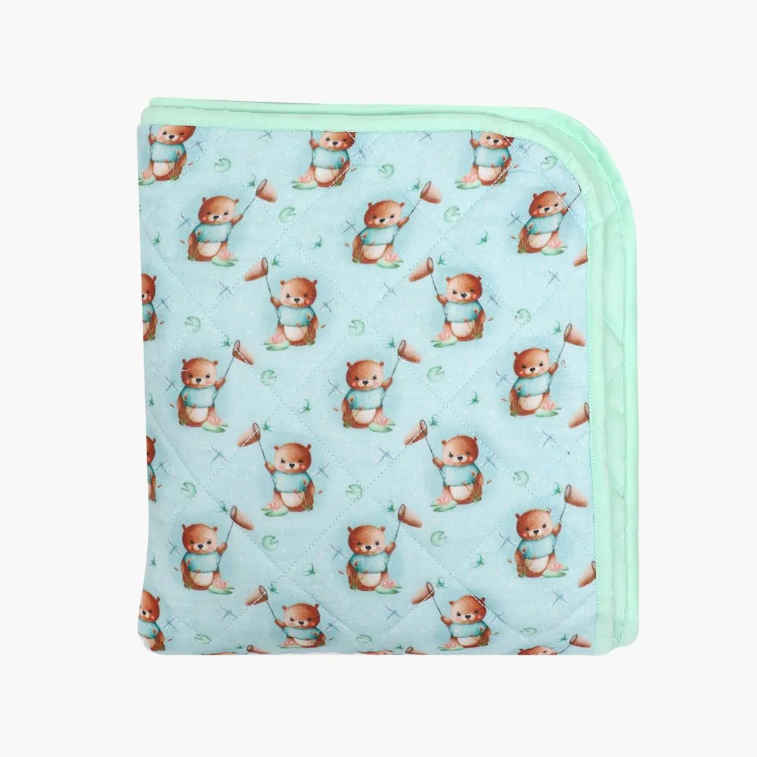 Space Hopper - Muslin Quilt for newborn babies to 5 years