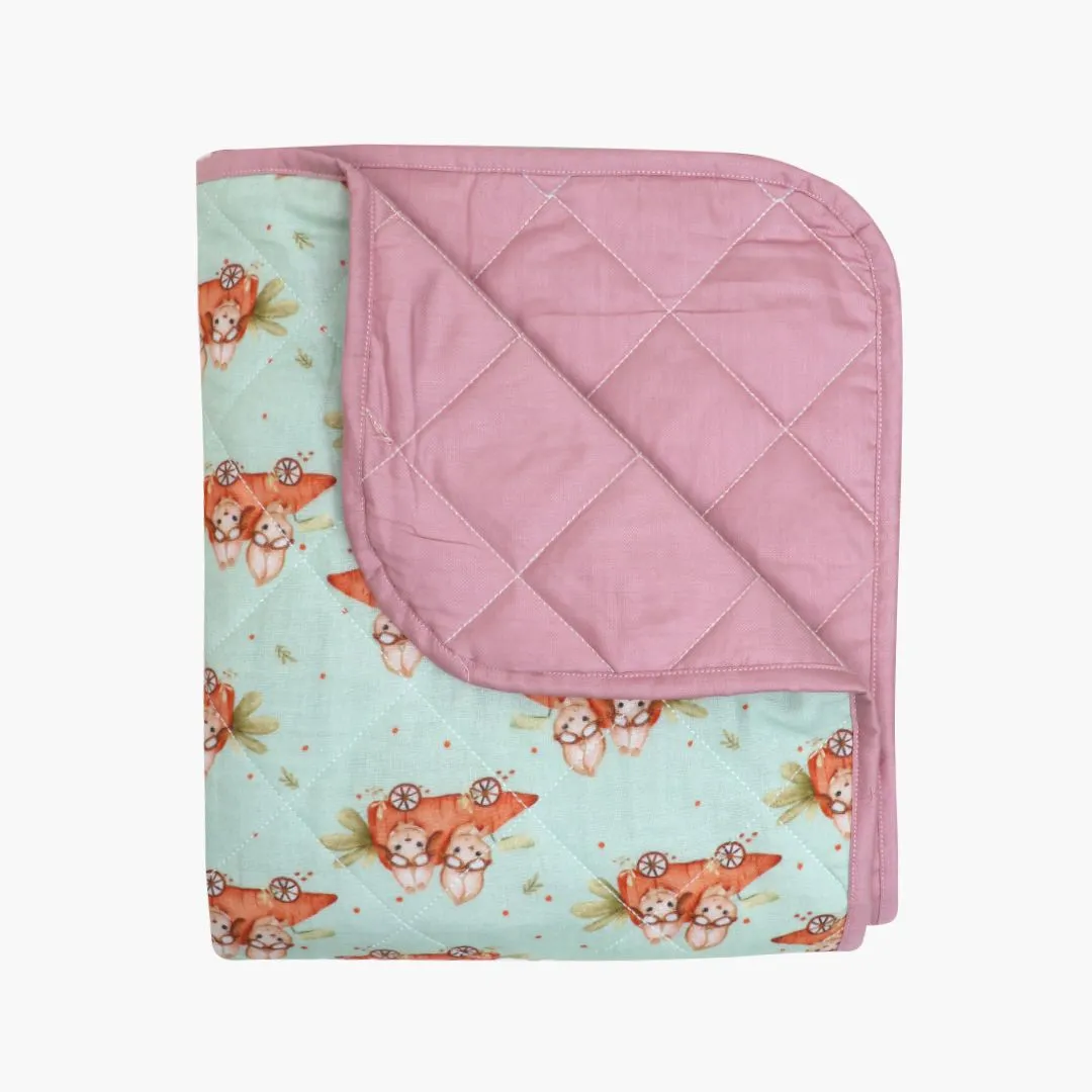 Space Hopper - Muslin Quilt for newborn babies to 5 years