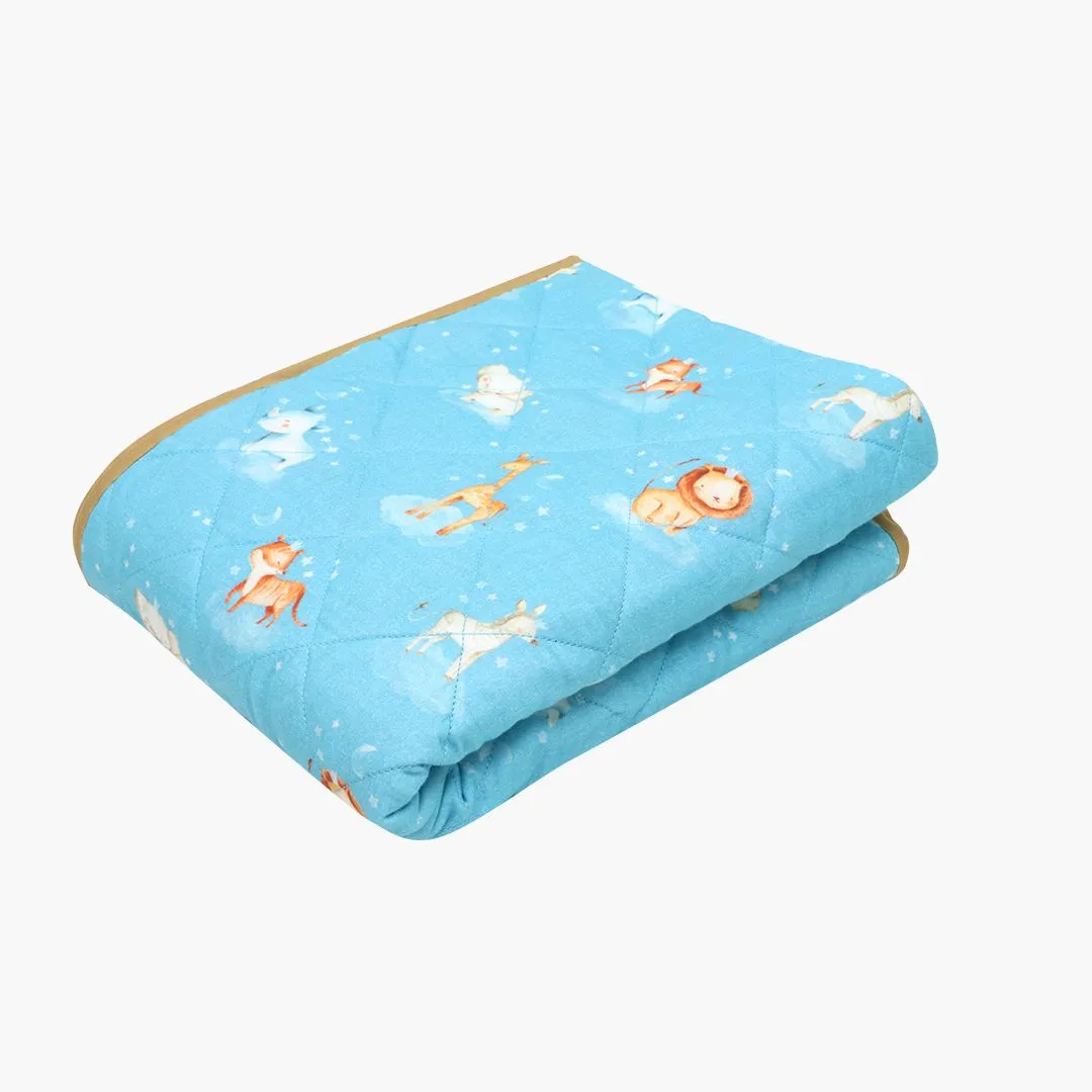 Space Hopper - Muslin Quilt for newborn babies to 5 years