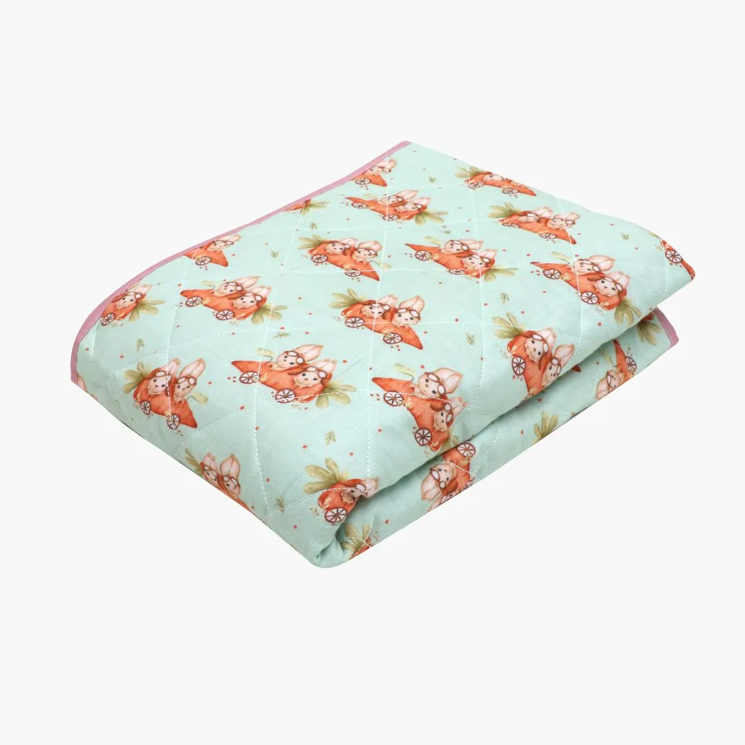 Space Hopper - Muslin Quilt for newborn babies to 5 years