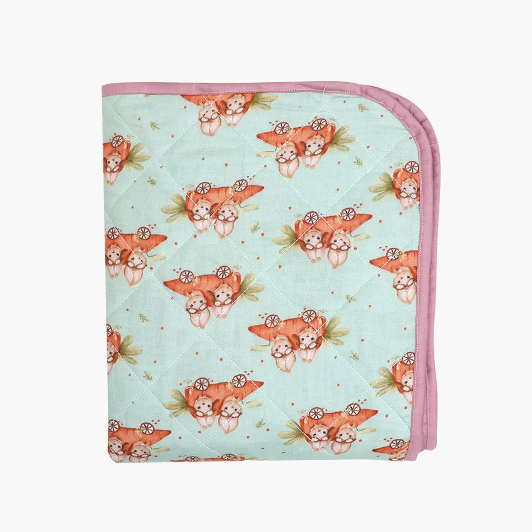 Space Hopper - Muslin Quilt for newborn babies to 5 years