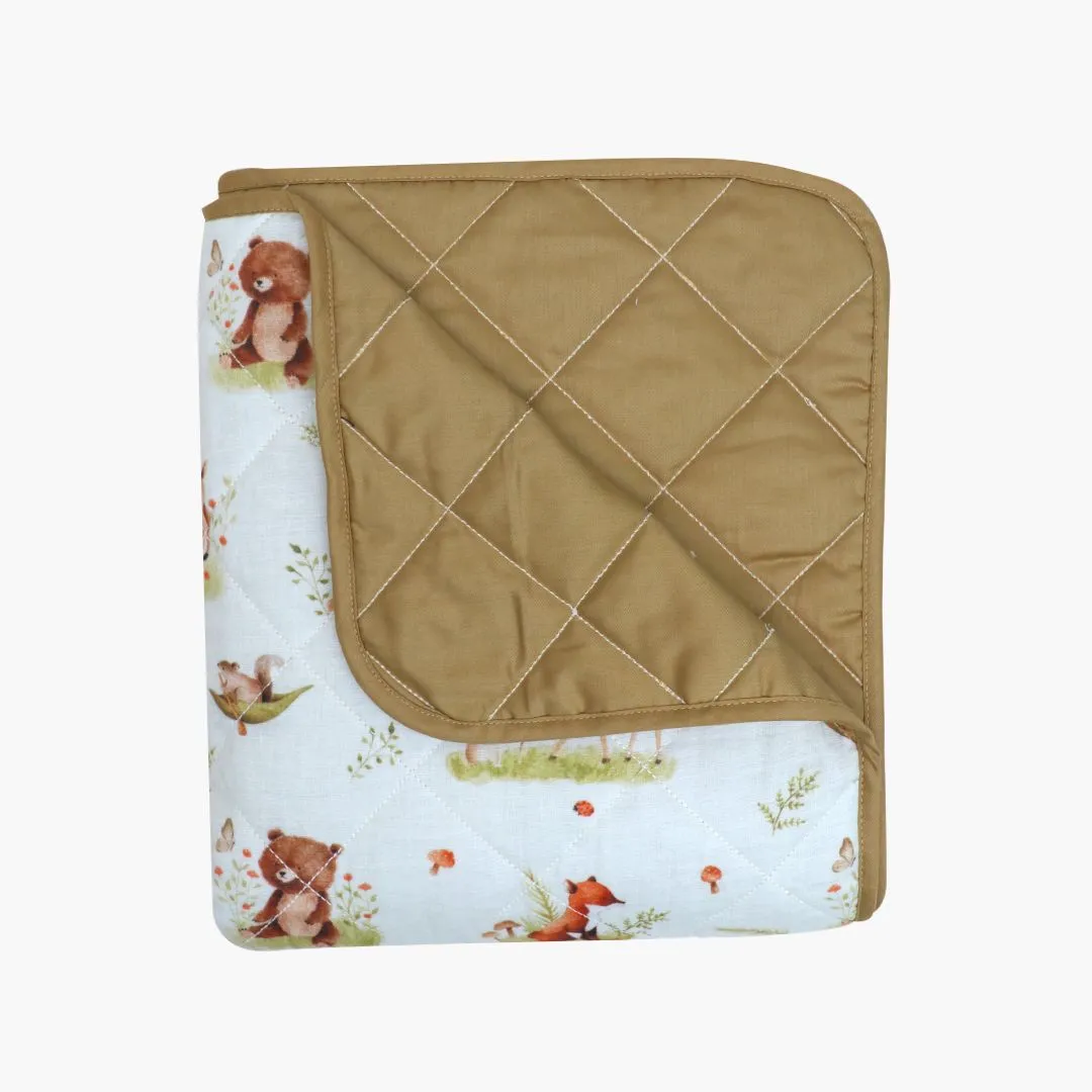Space Hopper - Muslin Quilt for newborn babies to 5 years