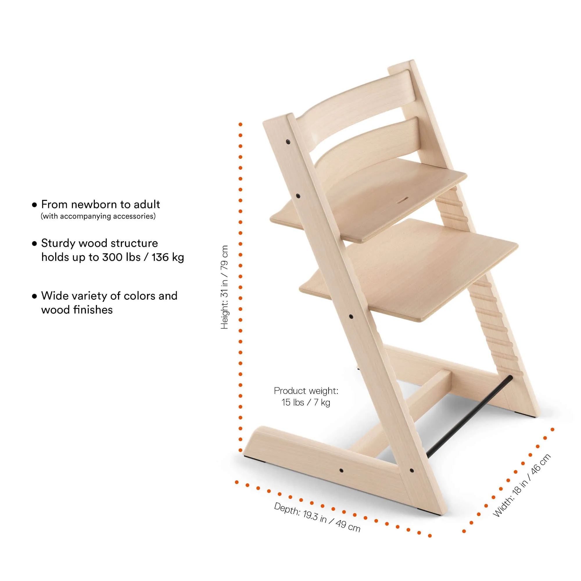 Stokke Tripp Trapp High Chair² with Cushion   Stokke Tray