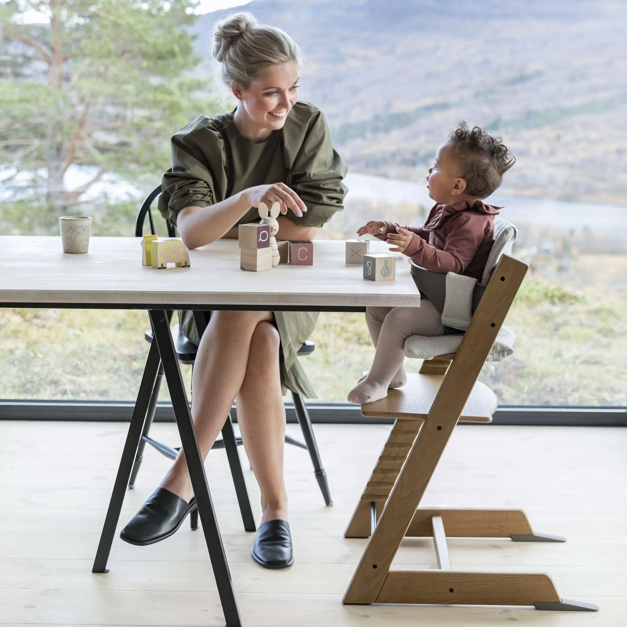 Stokke Tripp Trapp High Chair² with Cushion   Stokke Tray