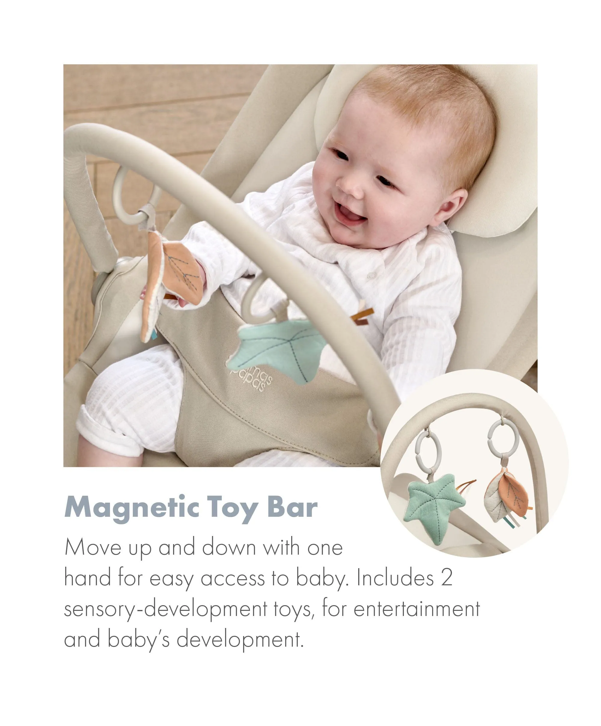 Tempo 3-in-1 Rocker/Bouncer - Sand