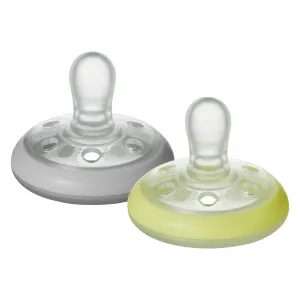 Tommee Tippee Closer To Nature Night Time Soother, 6-18 months (Pack of 2)