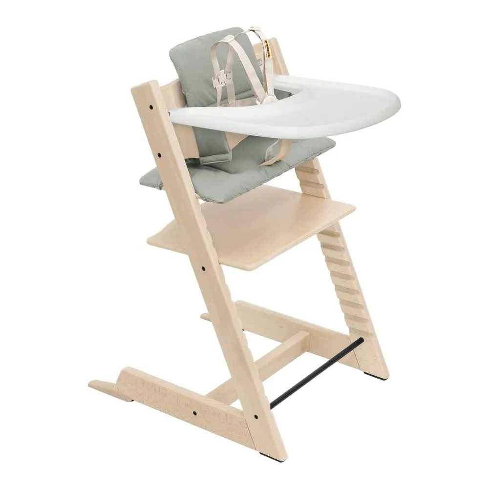 Tripp Trapp High Chair2 and Cushion with Stokke Tray