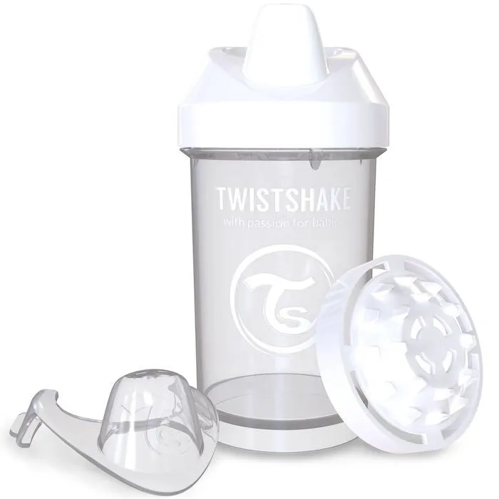 Twistshake Crawler Cup 300ml (8 m) - White