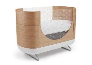 Ubabub Pod 2-in-1 Convertible Crib with Toddler Bed Conversion Kit