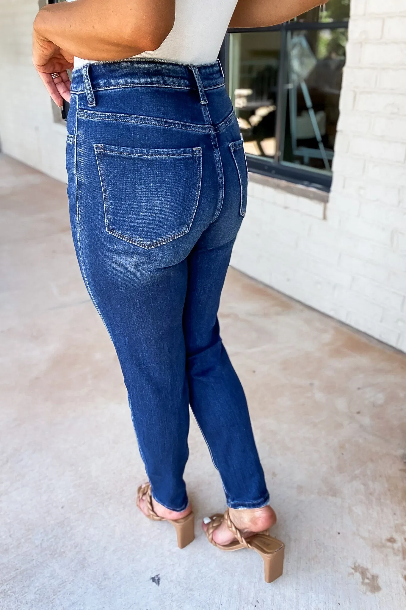 VERVET BY FLYING MONKEY STRETCH MOM JEAN