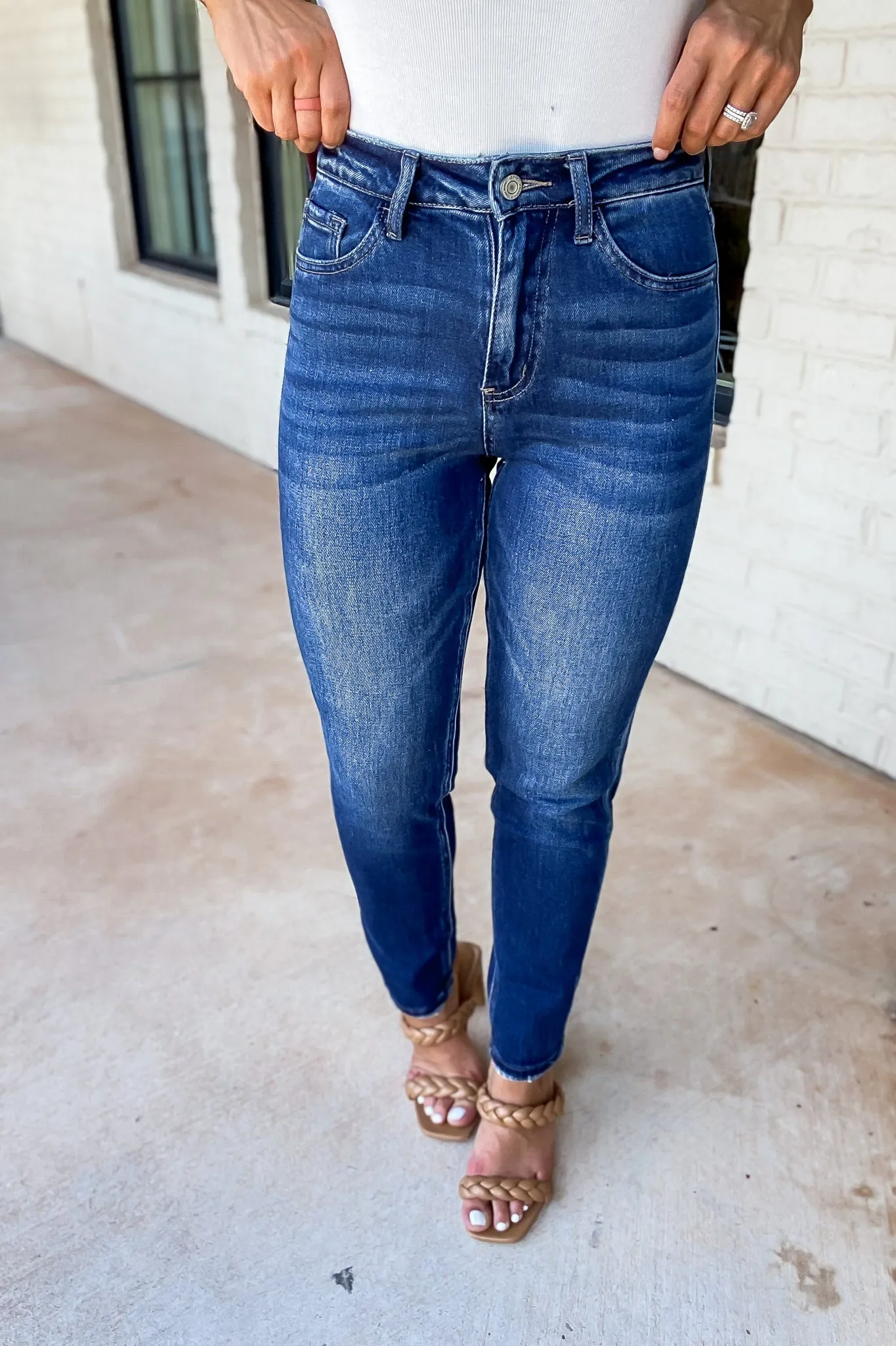 VERVET BY FLYING MONKEY STRETCH MOM JEAN