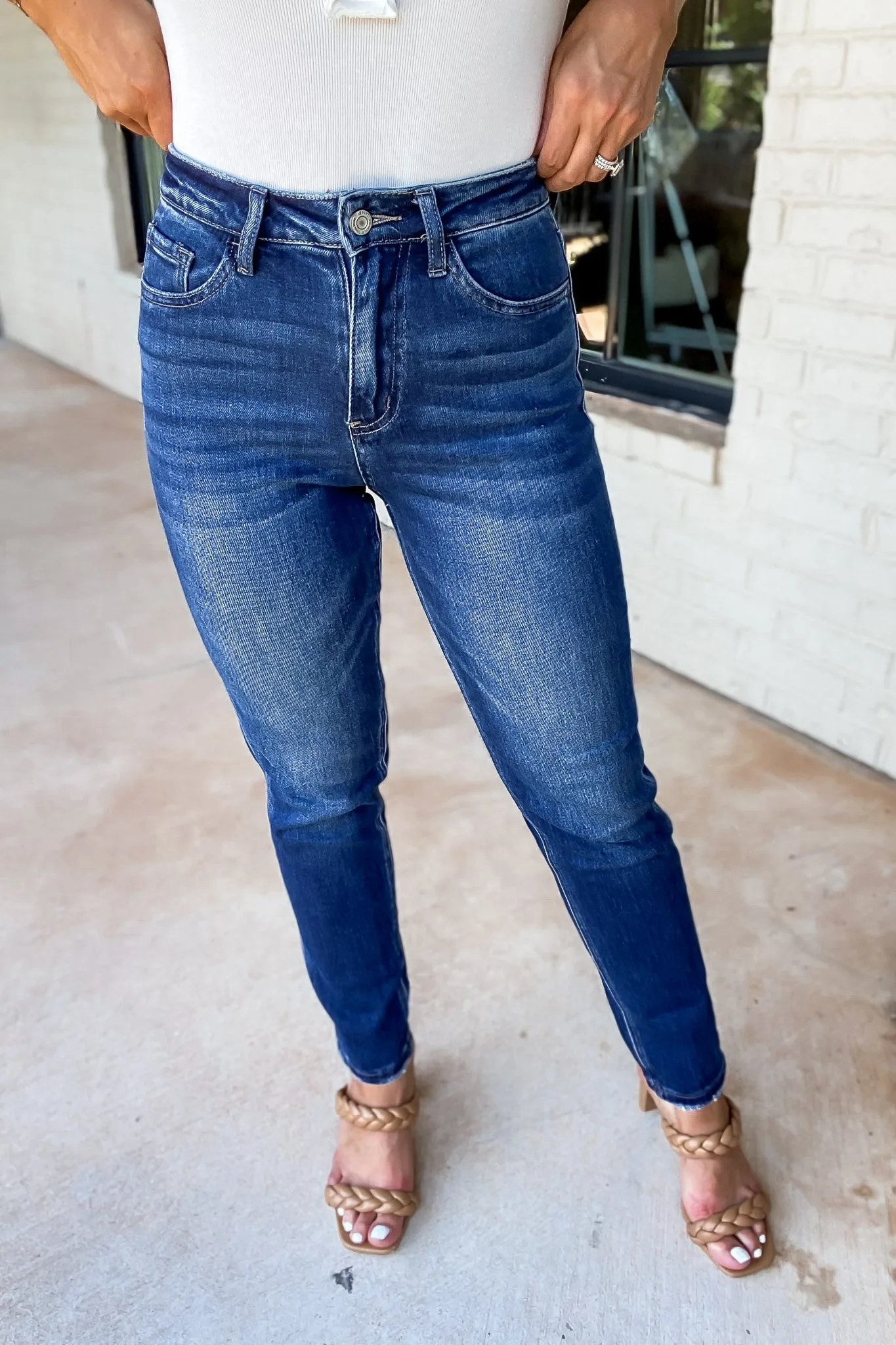 VERVET BY FLYING MONKEY STRETCH MOM JEAN