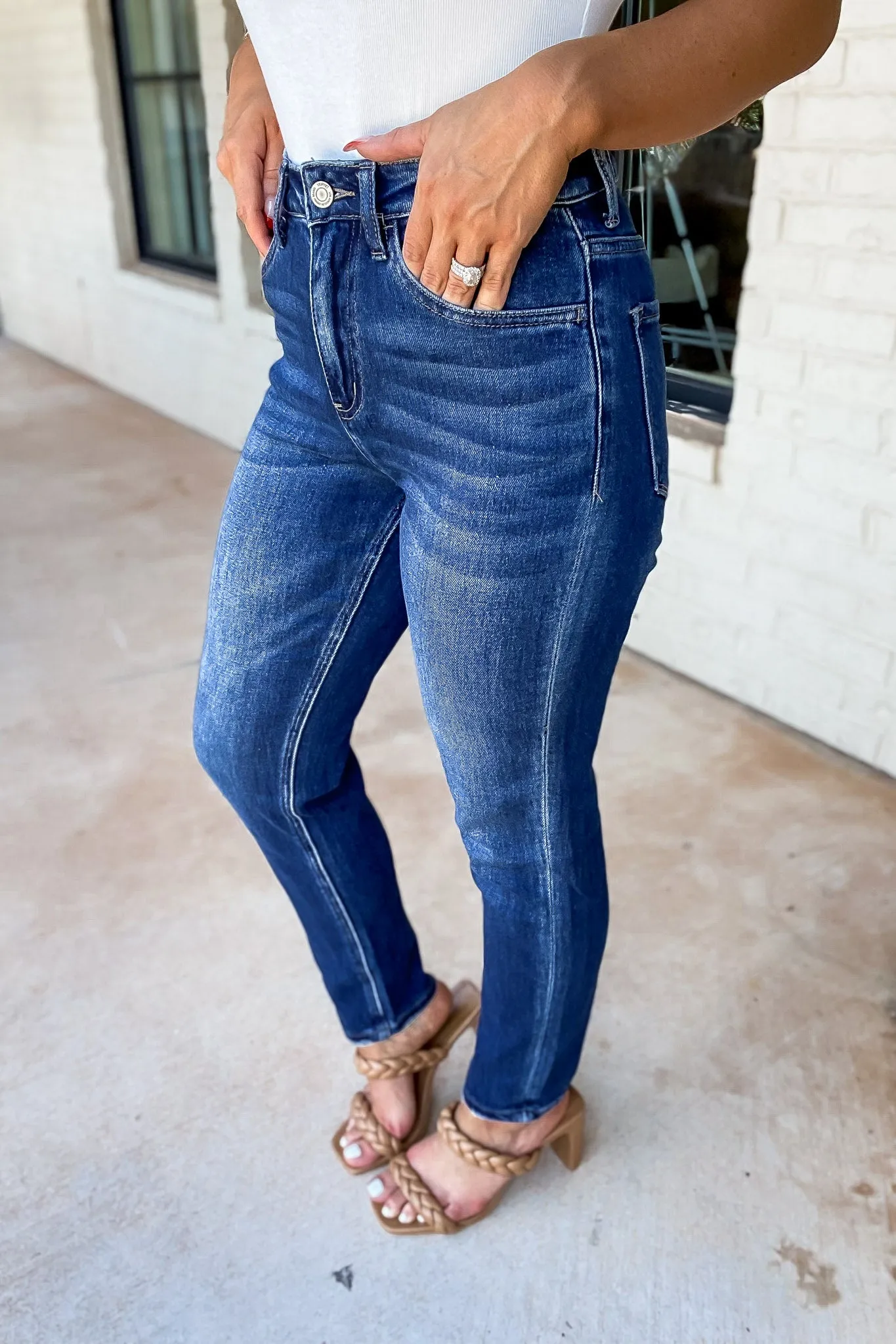 VERVET BY FLYING MONKEY STRETCH MOM JEAN
