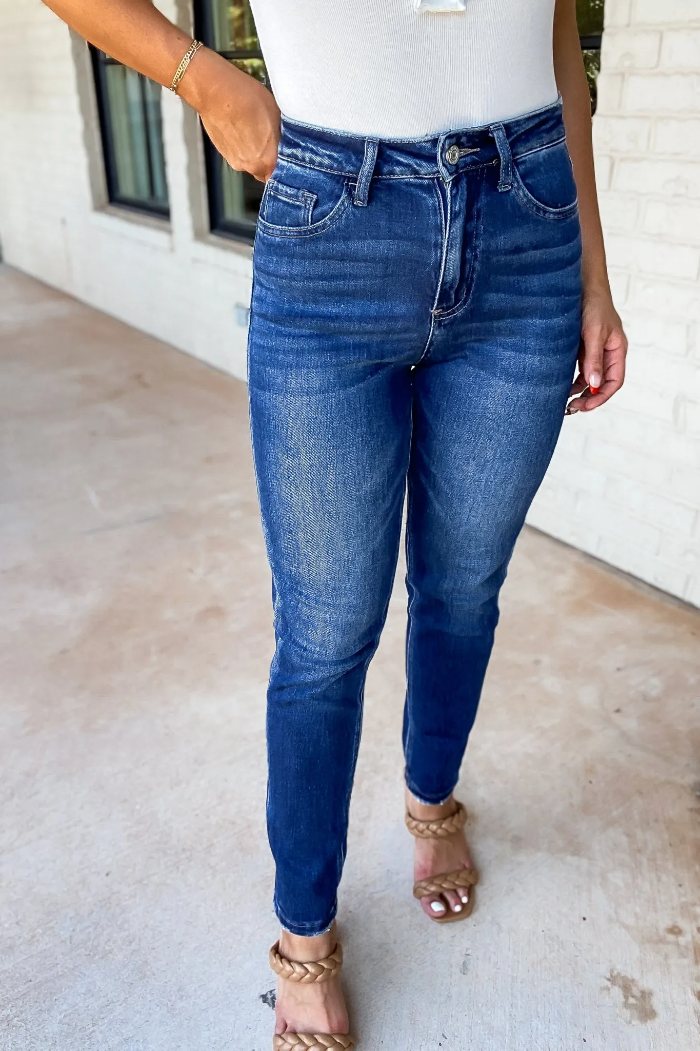 VERVET BY FLYING MONKEY STRETCH MOM JEAN