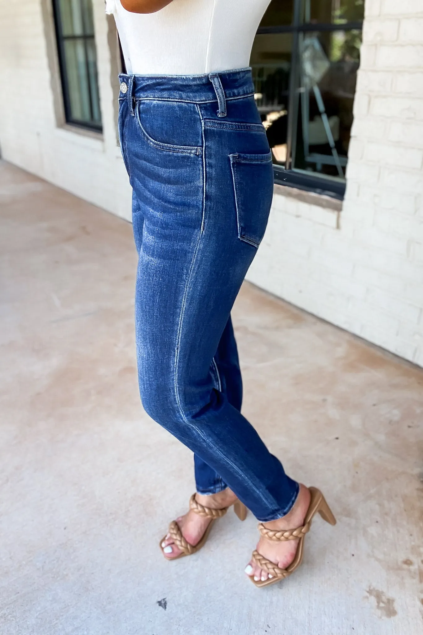 VERVET BY FLYING MONKEY STRETCH MOM JEAN