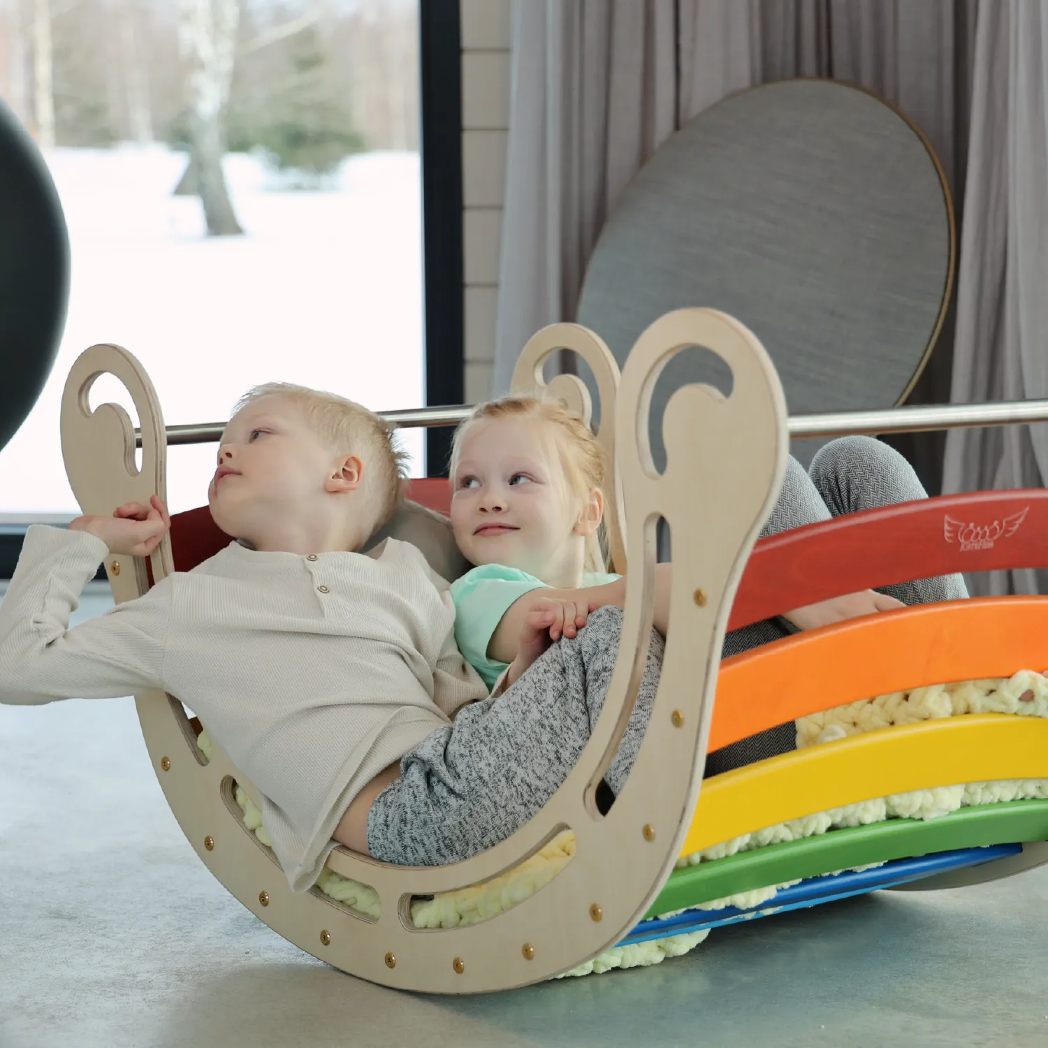 XXL Montessori Climbing arch and Rocker