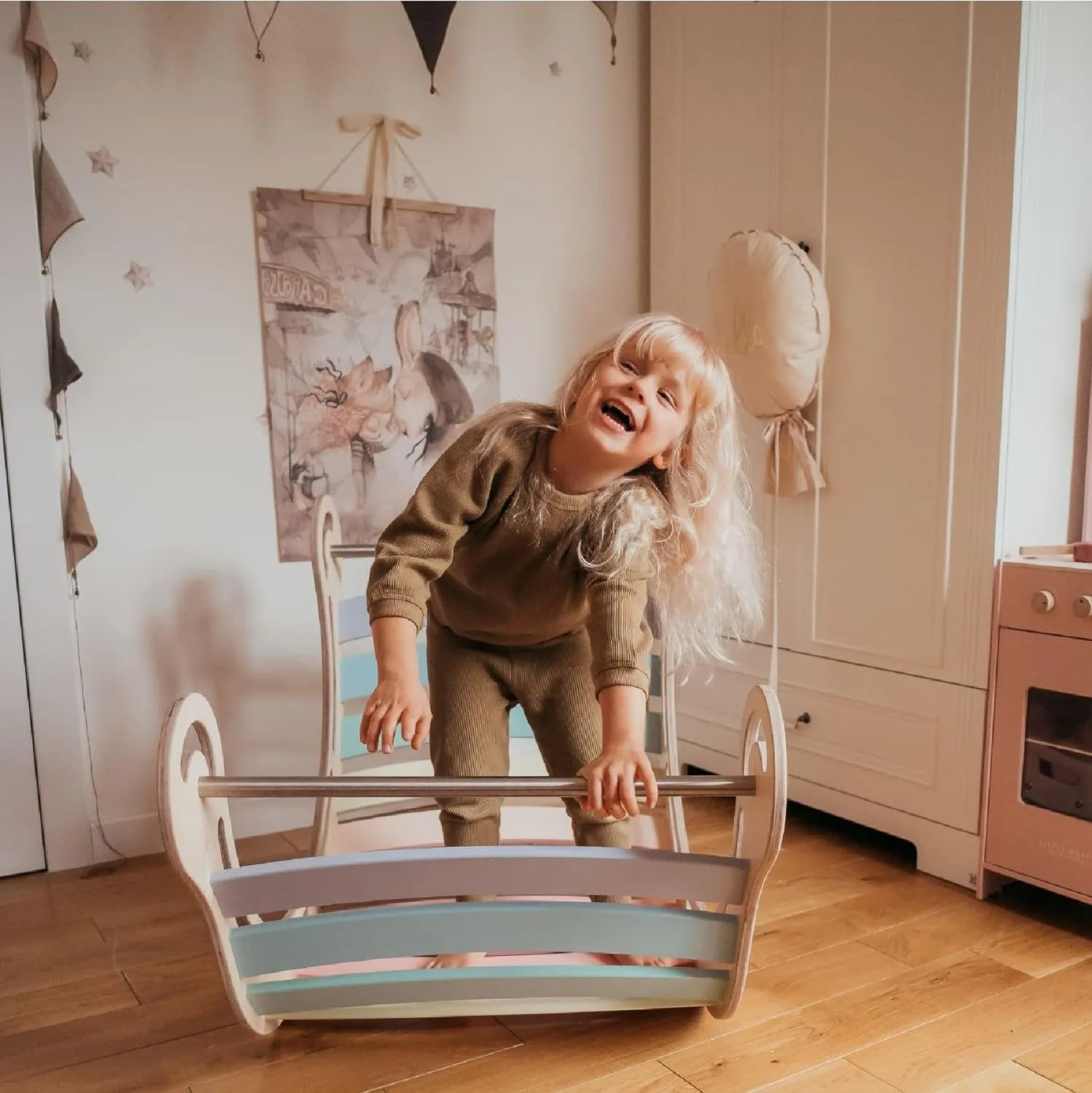 XXL Montessori Climbing arch and Rocker